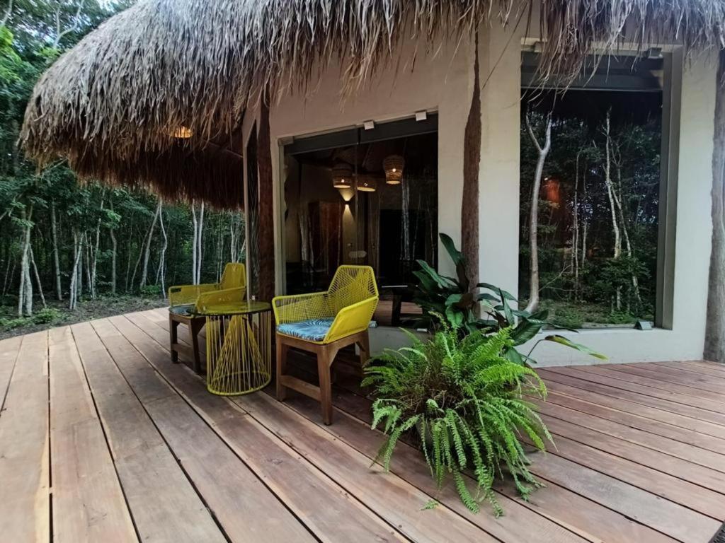מלון אשפלוכיל Casa Kaan Calakmul מראה חיצוני תמונה
